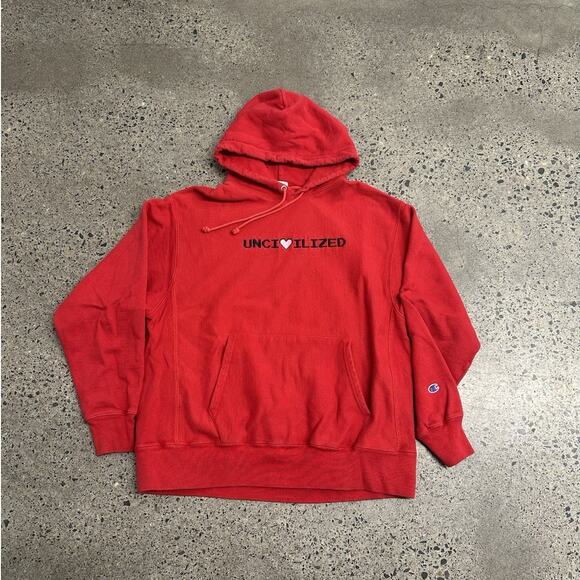 Uncivilized Mr Foamer Simpson Valentine’s Day Champion Hoodie - Size XL - Picture 1 of 4